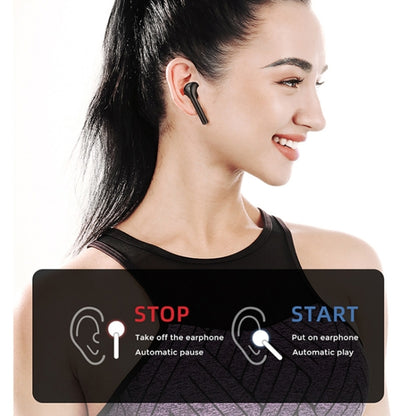 JOYROOM JR-T03S Bluetooth 5.0 Binaural TWS Bluetooth Headset(Black) - TWS Earphone by JOYROOM | Online Shopping South Africa | PMC Jewellery