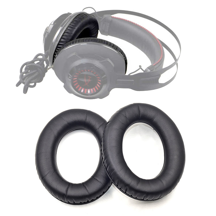 2 PCS For Kingston Hyper X Cloud Revolver S Soft Sponge Earphone Protective Cover Earmuffs (Blue) - Earmuff & Pad by PMC TechLife | Online Shopping South Africa | PMC TechLife