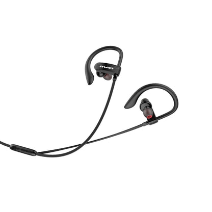 AWEI ES-160I HIFI Hanging Music Earphone (Black) - Normal Style Earphone by awei | Online Shopping South Africa | PMC Jewellery | Buy Now Pay Later Mobicred