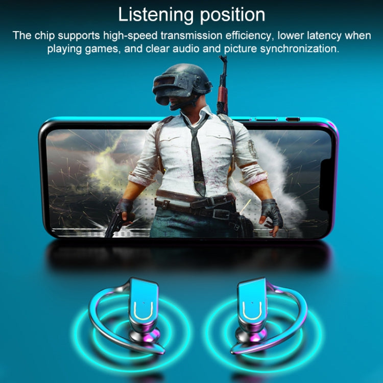 Galante B10 Bluetooth 5.0 Stereo Ear-mounted Bluetooth Earphone with Magnetic Charging Case & Digital Display, Support Call & Memory Connection - Bluetooth Earphone by Galante | Online Shopping South Africa | PMC Jewellery