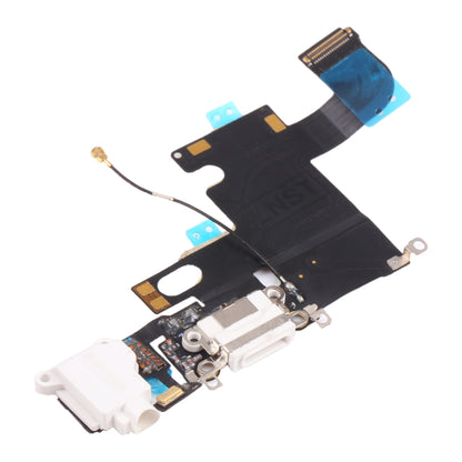 Original Charging Port Flex Cable for iPhone 6 (White) - iPhone 6/6 Plus Parts by PMC Jewellery | Online Shopping South Africa | PMC Jewellery