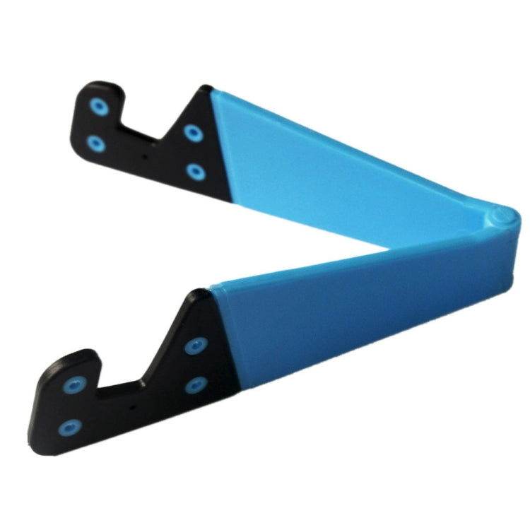 V Shape Universal Mobile Phone Tablet Bracket Holder (Sky Blue) - Desktop Holder by PMC TechLife | Online Shopping South Africa | PMC TechLife
