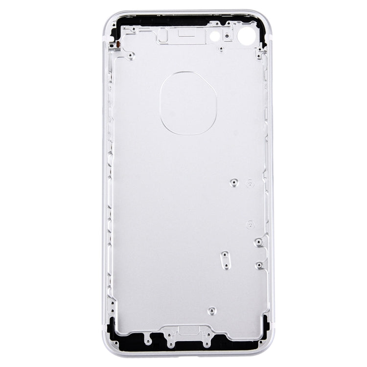 5 in 1 for iPhone 7 (Back Cover + Card Tray + Volume Control Key + Power Button + Mute Switch Vibrator Key) Full Assembly Housing Cover(Silver) - Back Cover by PMC Jewellery | Online Shopping South Africa | PMC Jewellery