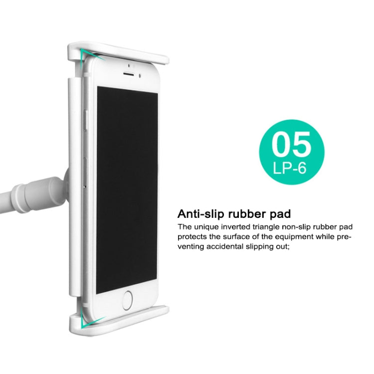 UBN-20 Universal 360 Degrees Rotating Detachable Three-stage Lazy Bracket Mobile Phone / Tablet Desktop Bracket (Grey) - Desktop Holder by PMC TechLife | Online Shopping South Africa | PMC TechLife