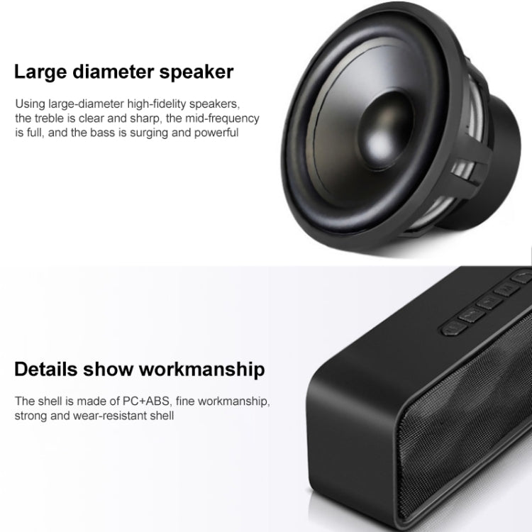 SC211 Pro Outdoor Multi-function Card Wireless Bluetooth Speaker Upgraded Version(Blue) - Desktop Speaker by PMC TechLife | Online Shopping South Africa | PMC TechLife