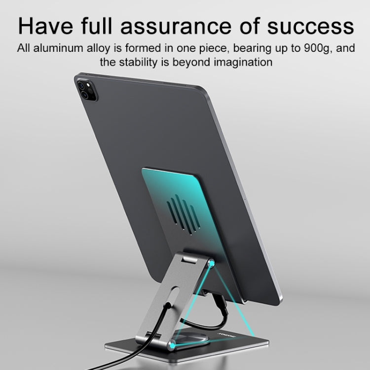 MOMAX KH5E Aluminum Alloy Rotating Folding Tablet Phone Holder - Desktop Holder by MOMAX | Online Shopping South Africa | PMC Jewellery