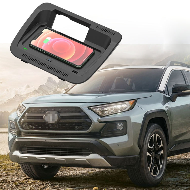 Car Fast Charging Wireless Charger for Toyota RAV4 / Veranda 2019-2021, Left Driving(Black) - DIY Modified Charger by PMC Jewellery | Online Shopping South Africa | PMC Jewellery