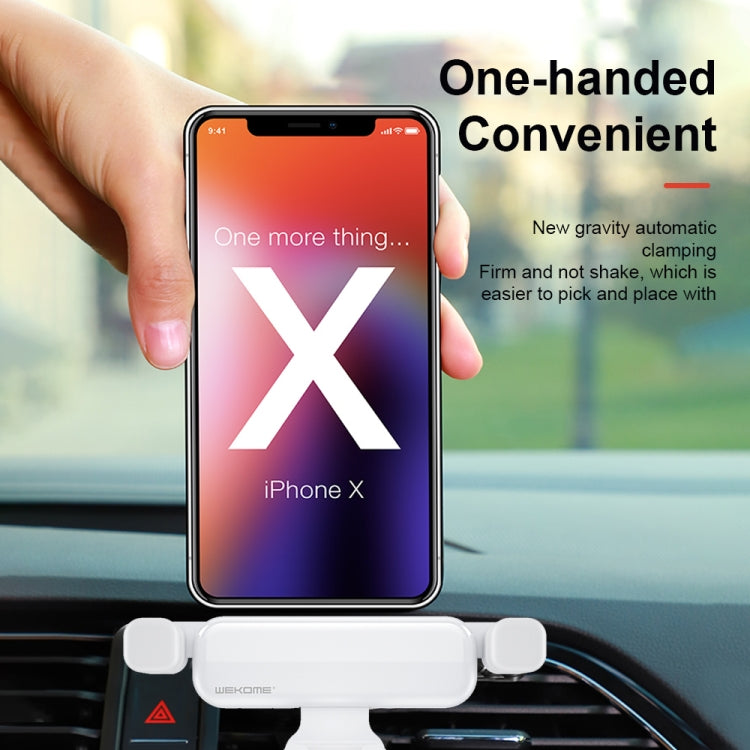 WK WA-S41 iDeal Series Car Gravity Bracket Car Air Outlet FoldingMobile Phone Holder Bracket - Car Holders by WK | Online Shopping South Africa | PMC Jewellery