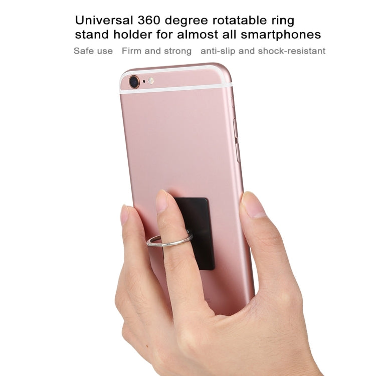 100 PCS Universal Finger Ring Mobile Phone Holder Stand(Black) - Ring Holder by PMC TechLife | Online Shopping South Africa | PMC TechLife