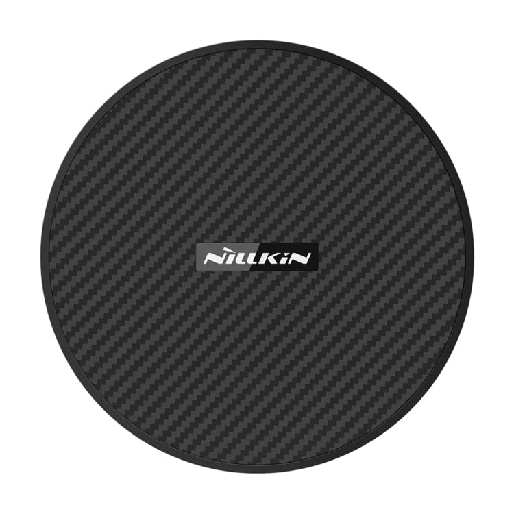 NILLKIN Power Flash Aramid Fiber Qi Standard Wireless Charger Charging Pad (Black) - Wireless Charger by NILLKIN | Online Shopping South Africa | PMC Jewellery