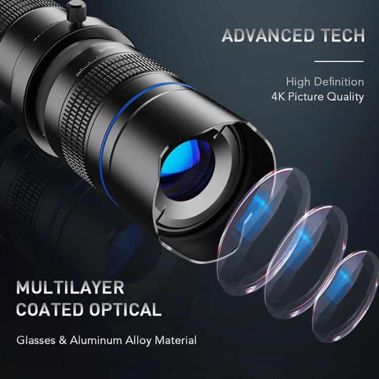 APEXEL APL-20-40XJJ04 20-40X HD External Dual-adjustment Zoom Telescope Universal Telephoto Phone Lens - Others Lens by APEXEL | Online Shopping South Africa | PMC Jewellery