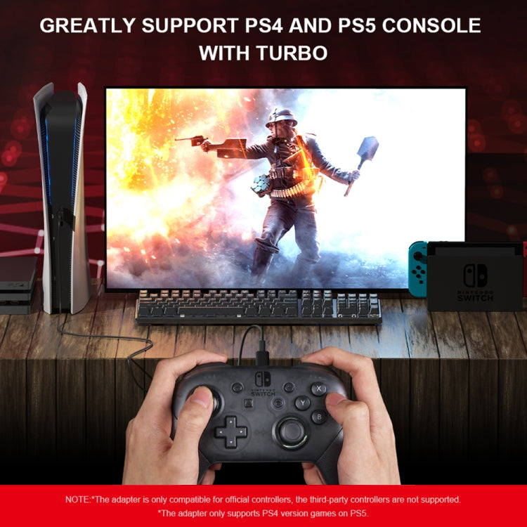 BIGBIG WON R90 Wired Gamepad Adapter for Switch Pro / PS4 / PS5 / XBOX - Converter & Adapter by PMC Jewellery | Online Shopping South Africa | PMC Jewellery