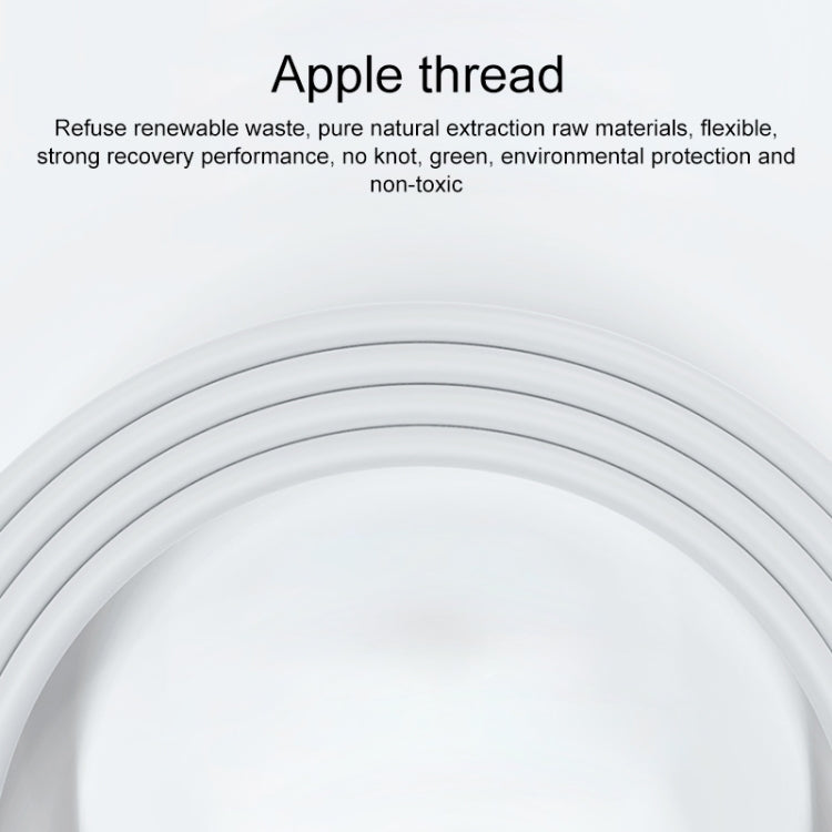 IVON CA70 8 Pin Fast Charging Data Cable, Length: 2m (White) - Normal Style Cable by IVON | Online Shopping South Africa | PMC TechLife | Buy Now Pay Later Mobicred