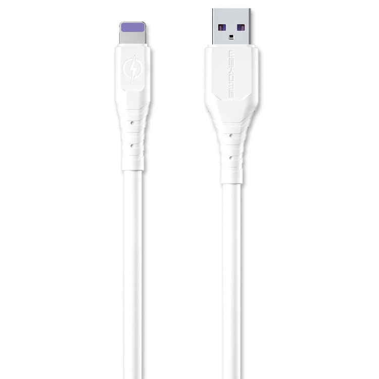 WK WDC-152 6A 8 Pin Fast Charging Data Cable, Length: 3m (White) - Normal Style Cable by WK | Online Shopping South Africa | PMC Jewellery