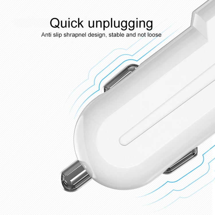 IVON CC13 QC 3.0 Fast Charging Car Charger (White) - Car Charger by IVON | Online Shopping South Africa | PMC TechLife