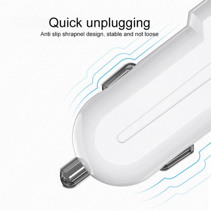 IVON CC13 QC 3.0 Fast Charging Car Charger (White) - Car Charger by IVON | Online Shopping South Africa | PMC Jewellery