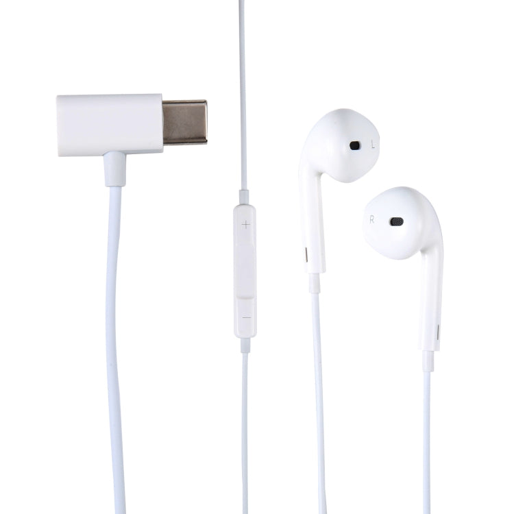 JBC-193 USB-C / Type-C Wired Control Earphone with USB-C / Type-C Interface Adapter, Support Charging / Calling - Type-C Earphone by PMC TechLife | Online Shopping South Africa | PMC TechLife
