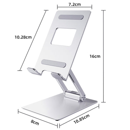 R-JUST SJ33 Aluminum Alloy Folding Phone / Tablet Stand(Silver) - Desktop Holder by R-JUST | Online Shopping South Africa | PMC Jewellery