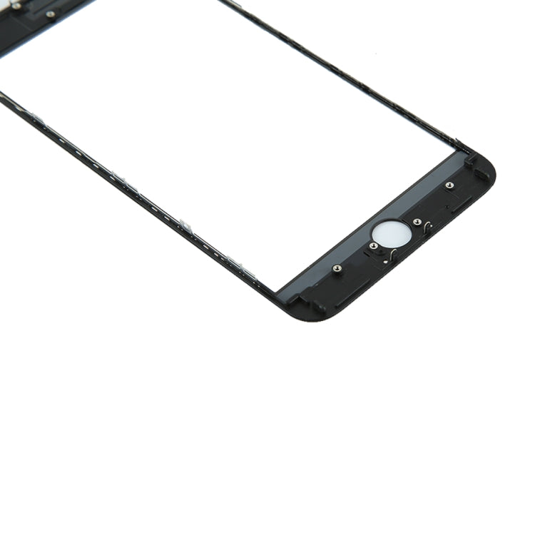 for iPhone 8 Plus Front Screen Outer Glass Lens with Front LCD Screen Bezel Frame(Black) - free shipping - PMC TechLife - Order now!