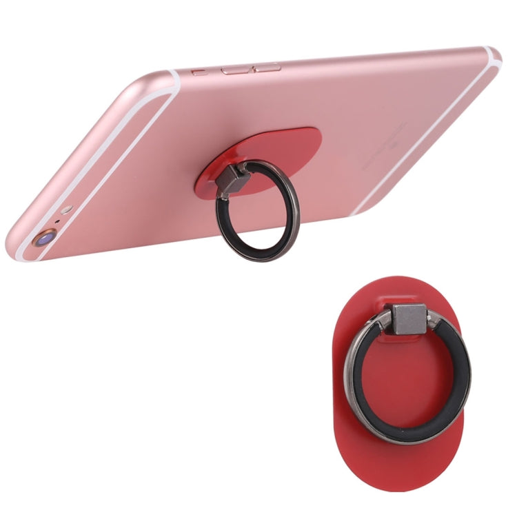 Universal Phone Adhesive Metal Plate 360 Degree Rotation Stand Finger Grip Ring Holder(Red) - Ring Holder by PMC Jewellery | Online Shopping South Africa | PMC Jewellery