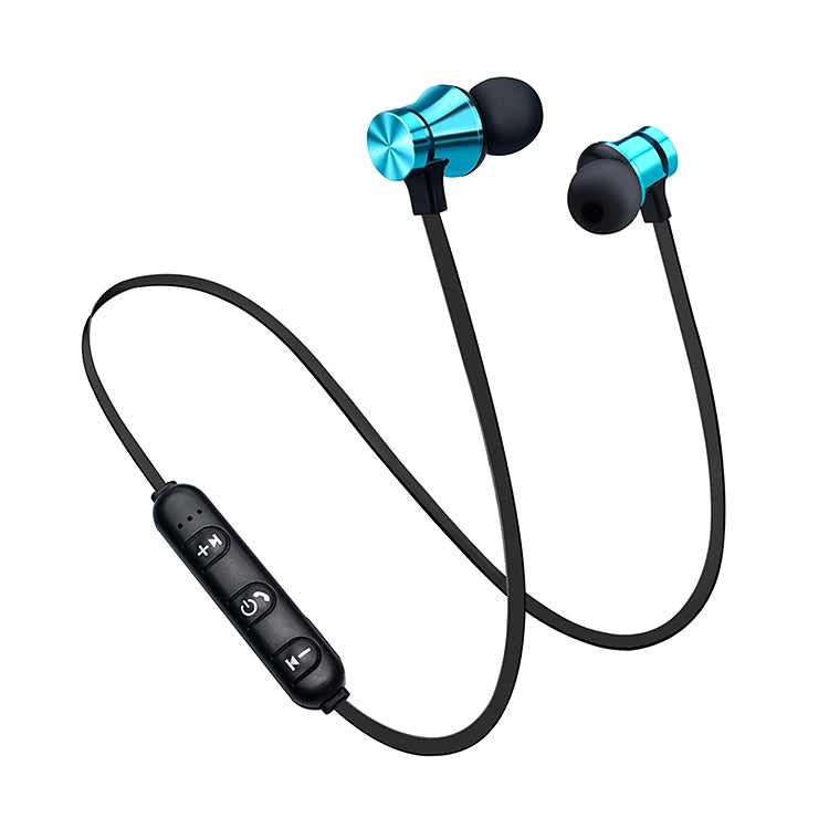 XT11 Magnetic In-Ear Wireless Bluetooth V4.2 Earphones(Blue) - Neck-mounted Earphone by PMC Jewellery | Online Shopping South Africa | PMC Jewellery