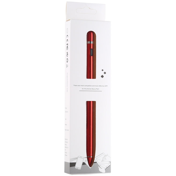 Active Capacitive Stylus for iPod touch / iPad mini & Air & Pro / iPhone(Red) - Stylus Pen by PMC TechLife | Online Shopping South Africa | PMC TechLife | Buy Now Pay Later Mobicred