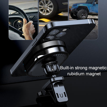 JJT-968 15W Max Output Magnetic Car Air Outlet Bracket Wireless Charger(Black) - Wireless Charger Holders by PMC Jewellery | Online Shopping South Africa | PMC Jewellery