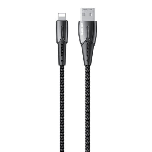 WK WDC-085 3A 8 Pin Goldsim Aluminum Alloy Charging Data Cable, Length: 1.2m(Black) - Normal Style Cable by WK | Online Shopping South Africa | PMC Jewellery