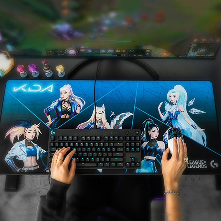 Logitech G840 KDA Gaming Keyboard Mouse Pad Table Mat, Size: 900x400x3mm - free shipping - PMC TechLife - Order now!