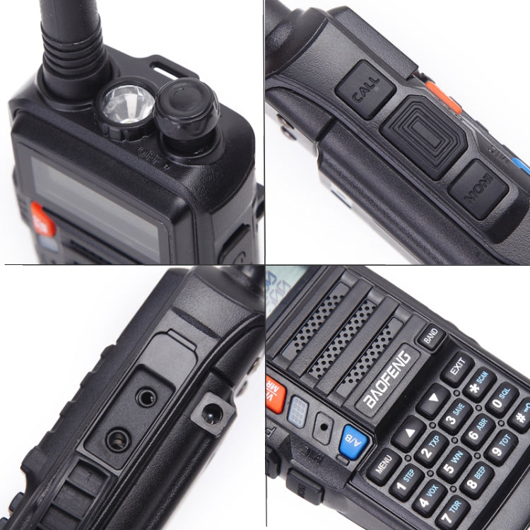 Baofeng BF-UV5R Plus S9 FM Interphone Handheld Walkie Talkie, EU Plug(Black) - free shipping - PMC TechLife - Order now!
