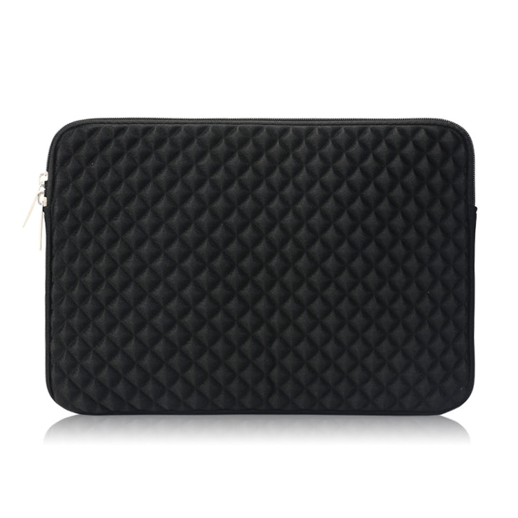 Diamond Texture Laptop Liner Bag, Size: 15.6 inch (Black) - 15.6 - 17 inch by PMC TechLife | Online Shopping South Africa | PMC TechLife
