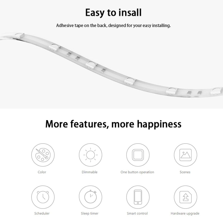 Original Xiaomi Youpin Yeelight Smart WiFi APP Remote Control Extension LED Strip Light, Length: 1m - Bare Board Light by Xiaomi | Online Shopping South Africa | PMC Jewellery