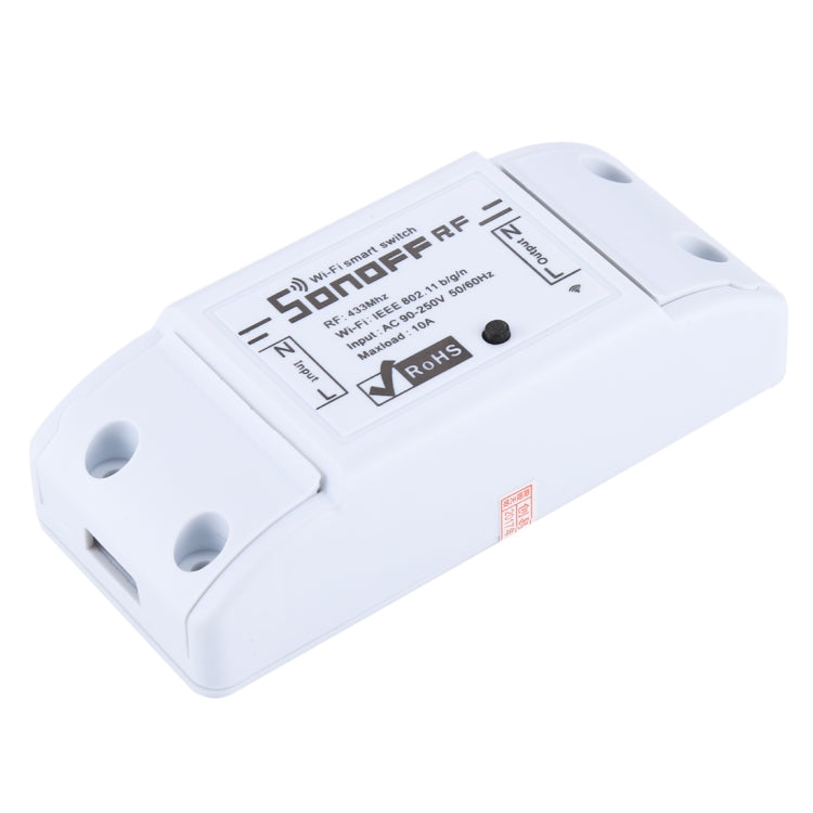 Sonoff  433MHz DIY WiFi Smart Wireless Remote Control Timer Module Power Switch for Smart Home, Support iOS and Android - free shipping - PMC TechLife - Order now!