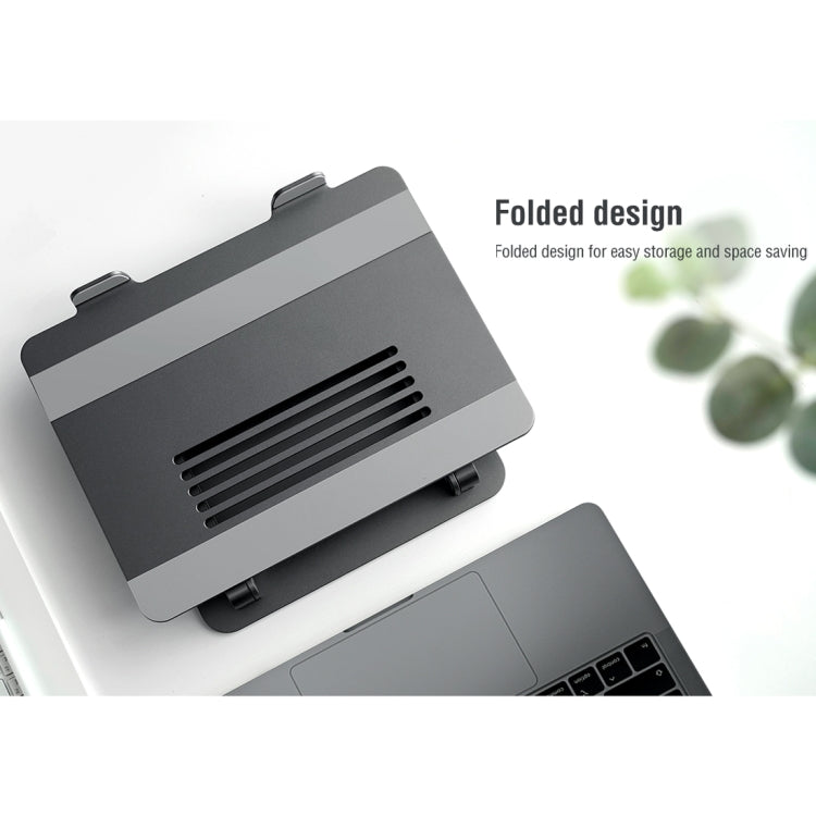 NILLKIN ProDesk Adjustable Aluminum Alloy Laptop Notebook Stand Holder (Grey) - free shipping - PMC TechLife - Order now!