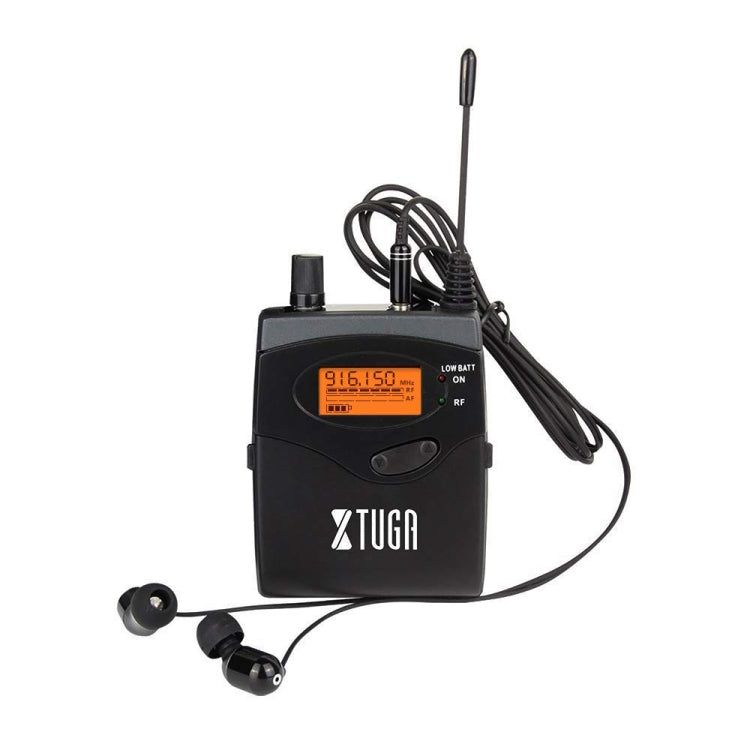 XTUGA RW2080 UHF Wireless Stage Singer In-Ear Monitor System Single BodyPack Receiver - free shipping - PMC TechLife - Order now!