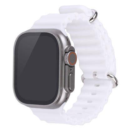 For Apple Watch Ultra 49mm Black Screen Non-Working Fake Dummy Display Model (White) - Watch Model by PMC Jewellery | Online Shopping South Africa | PMC Jewellery