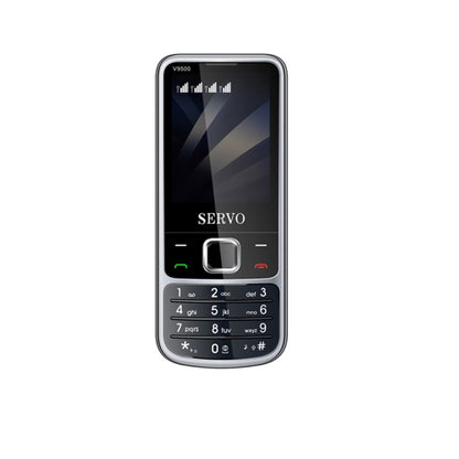 SERVO V9500 Mobile Phone, English Key, 2.4 inch, Spredtrum SC6531CA, 21 Keys, Support Bluetooth, FM, Magic Sound, Flashlight, GSM, Quad SIM(Black) - SERVO by SERVO | Online Shopping South Africa | PMC Jewellery