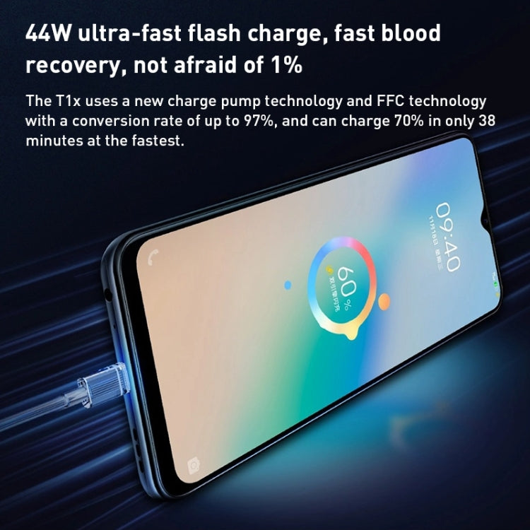 vivo T1x 5G, 64MP Camera, 8GB+256GB, Dual Back Cameras, Face ID & Side Fingerprint Identification, 5000mAh Battery, 6.58 inch Android 11.0 OriginOS 1.0 Dimensity 900 Octa Core up to 2.4GHz, OTG, Network: 5G(Aurora) - vivo by VIVO | Online Shopping South Africa | PMC Jewellery