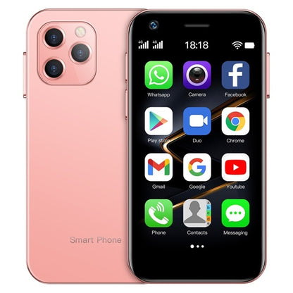 SOYES XS12 Pro, 2GB+16GB, Face Recognition, 3.0 inch Android 10.0 MTK6750 Octa Core, Bluetooth, WiFi, FM, OTG, Network: 4G, Dual SIM, Support Google Play (Pink) - SOYES by SOYES | Online Shopping South Africa | PMC Jewellery