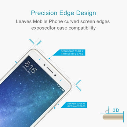 100 PCS for  Xiaomi Mi Max 2 0.3mm 9H Surface Hardness 2.5D Explosion-proof Non-full Screen Tempered Glass Screen Film -  by PMC Jewellery | Online Shopping South Africa | PMC Jewellery