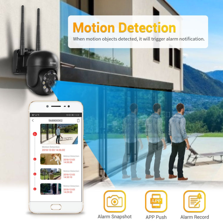 ESCAM WNK614 HD 3.0 Million Pixels 8-channel Wireless + 4IPC Wireless NVR Security System, AU Plug - free shipping - PMC TechLife - Order now!