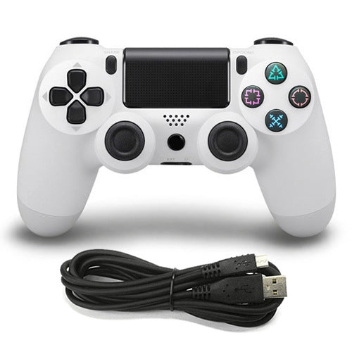 Wired Game Controller for Sony PS4(White) - Gamepads by PMC TechLife | Online Shopping South Africa | PMC TechLife