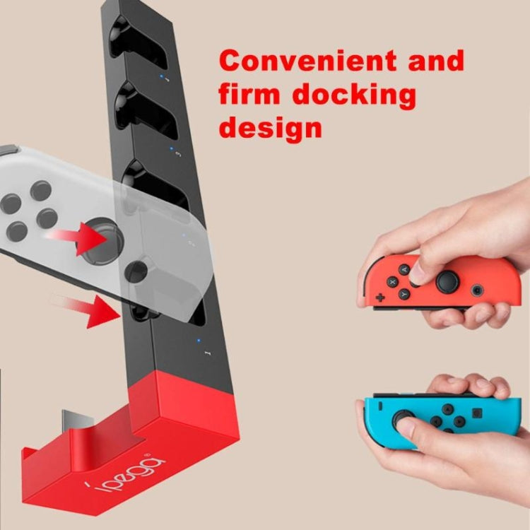 iPega PG-9186 Game Controller Charger Charging Dock Stand Station Holder with Indicator for Nintendo Switch Joy-Con - Charger & Power by ipega | Online Shopping South Africa | PMC Jewellery