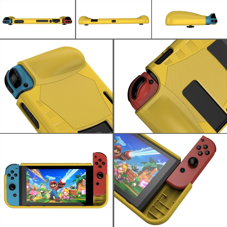 TPU Soft Protective Shell Drop Resistance for Nintendo Switch(Yellow) - Cases by PMC Jewellery | Online Shopping South Africa | PMC Jewellery