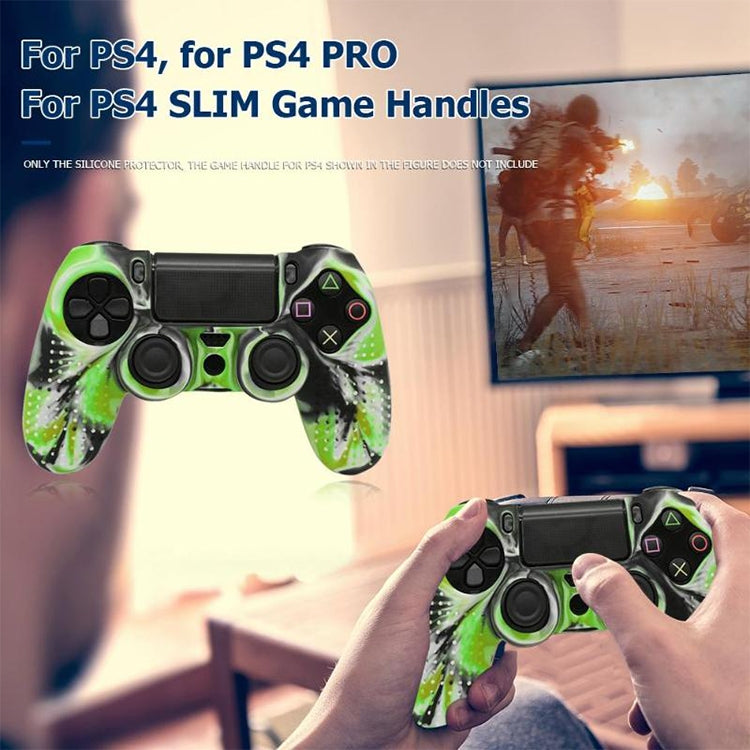 Non-slip Silicone Protective Case for Sony PS4(Red + Black) - Cases by PMC TechLife | Online Shopping South Africa | PMC TechLife