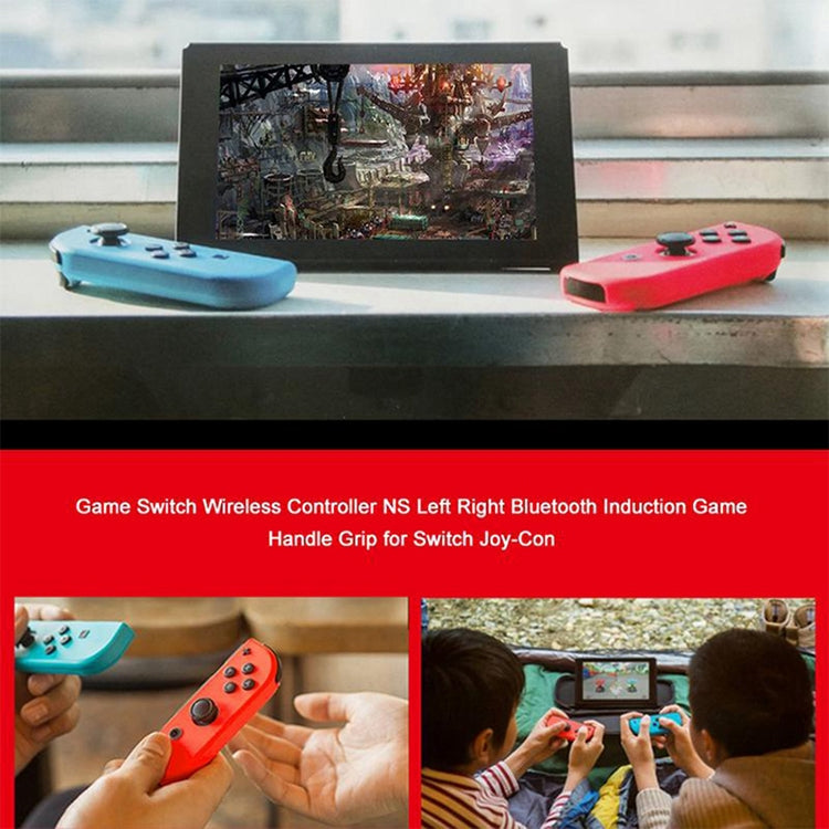 Left and Right Bluetooth Wireless Joypad Gamepad Game Controller for Switch(Black) - Gamepads by PMC Jewellery | Online Shopping South Africa | PMC Jewellery