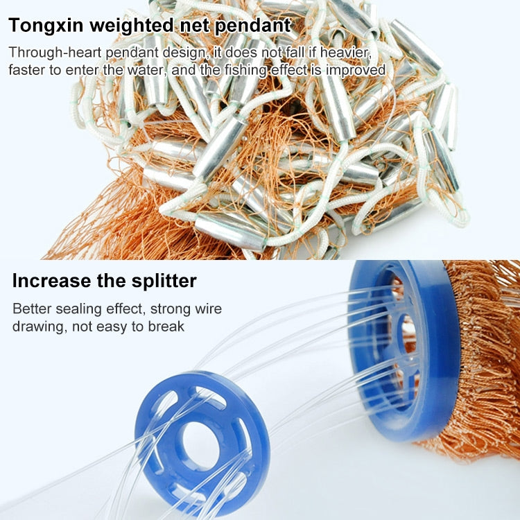 American Easy Throw Cast Net Fishing Mesh Fishing Tackle - Fishing Net by PMC TechLife | Online Shopping South Africa | PMC TechLife