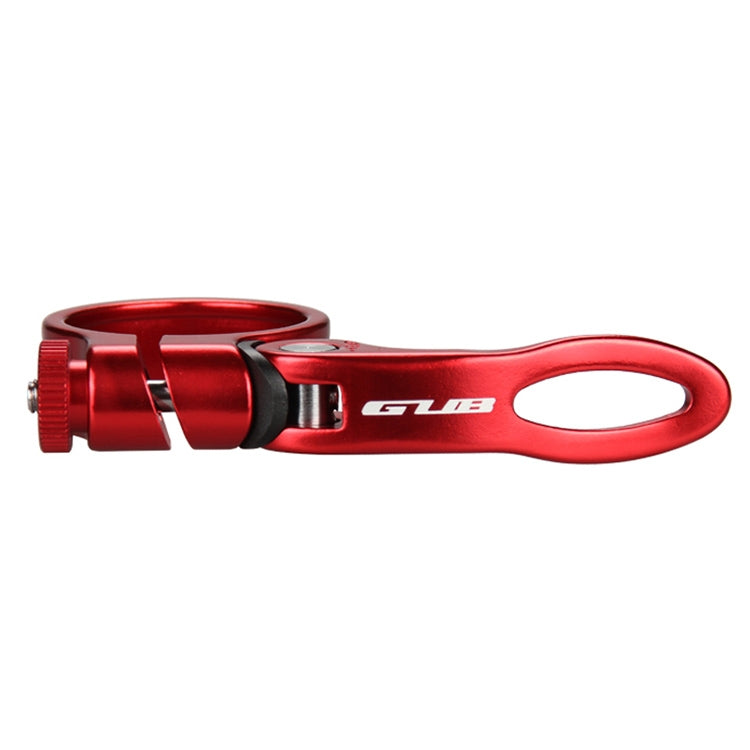 GUB CX-18 31.8mm Aluminum Ultralight Bicycle Seat Post Clamp(Titanium Color) - Pipe clamps by GUB | Online Shopping South Africa | PMC TechLife | Buy Now Pay Later Mobicred