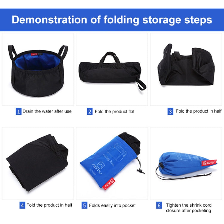 AOTU AT6620 Portable Travel Laundry Wash Basin (Green) - free shipping - PMC TechLife - Order now!