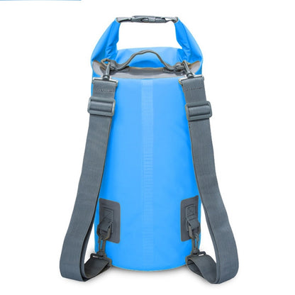 Outdoor Waterproof Dry Dual Shoulder Strap Bag Dry Sack, Capacity: 30L (Blue) - Waterproof Bags by PMC Jewellery | Online Shopping South Africa | PMC Jewellery